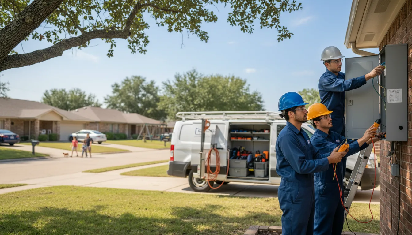 Certified electrician providing emergency electrical services in Kane, IL